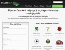 Tablet Screenshot of deucescracked.com